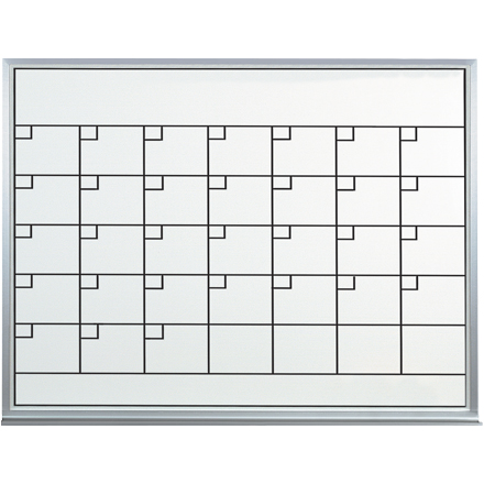 3 x 2' Dry Erase Calendar - 1 Month