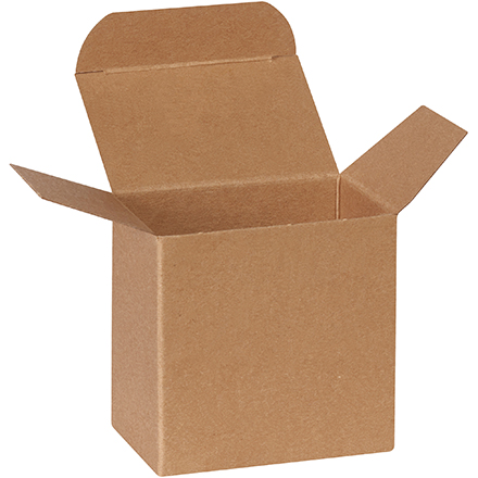 3 x 2 x 3" Heavy Duty Kraft Reverse Tuck Folding Cartons