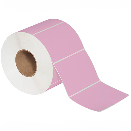 6 x 4" Pink Thermal Transfer Labels